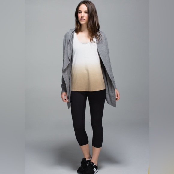 Lululemon Cabin Yogi Wrap Reversible Ribbed Cardigan - Picture 5 of 14